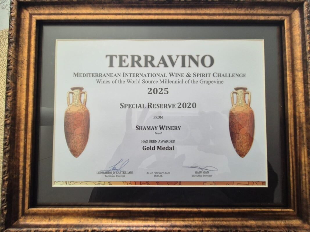 זכייה בתחרות TERRAVINO 2025
